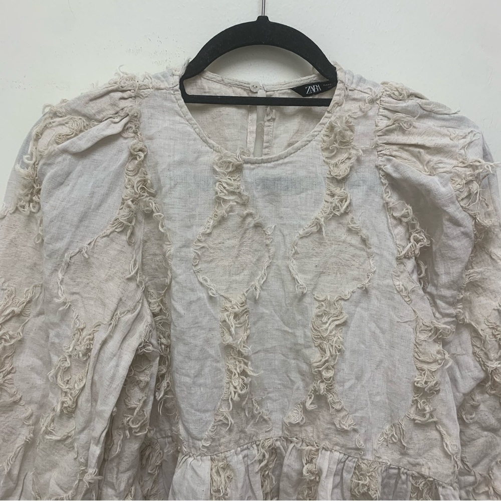 Zara Voluminous Fringe Blouse - Picture 13 of 14